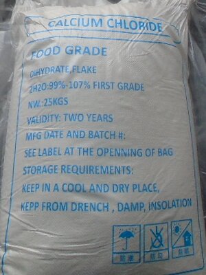 Calcium Chloride 99-107% Food Grade